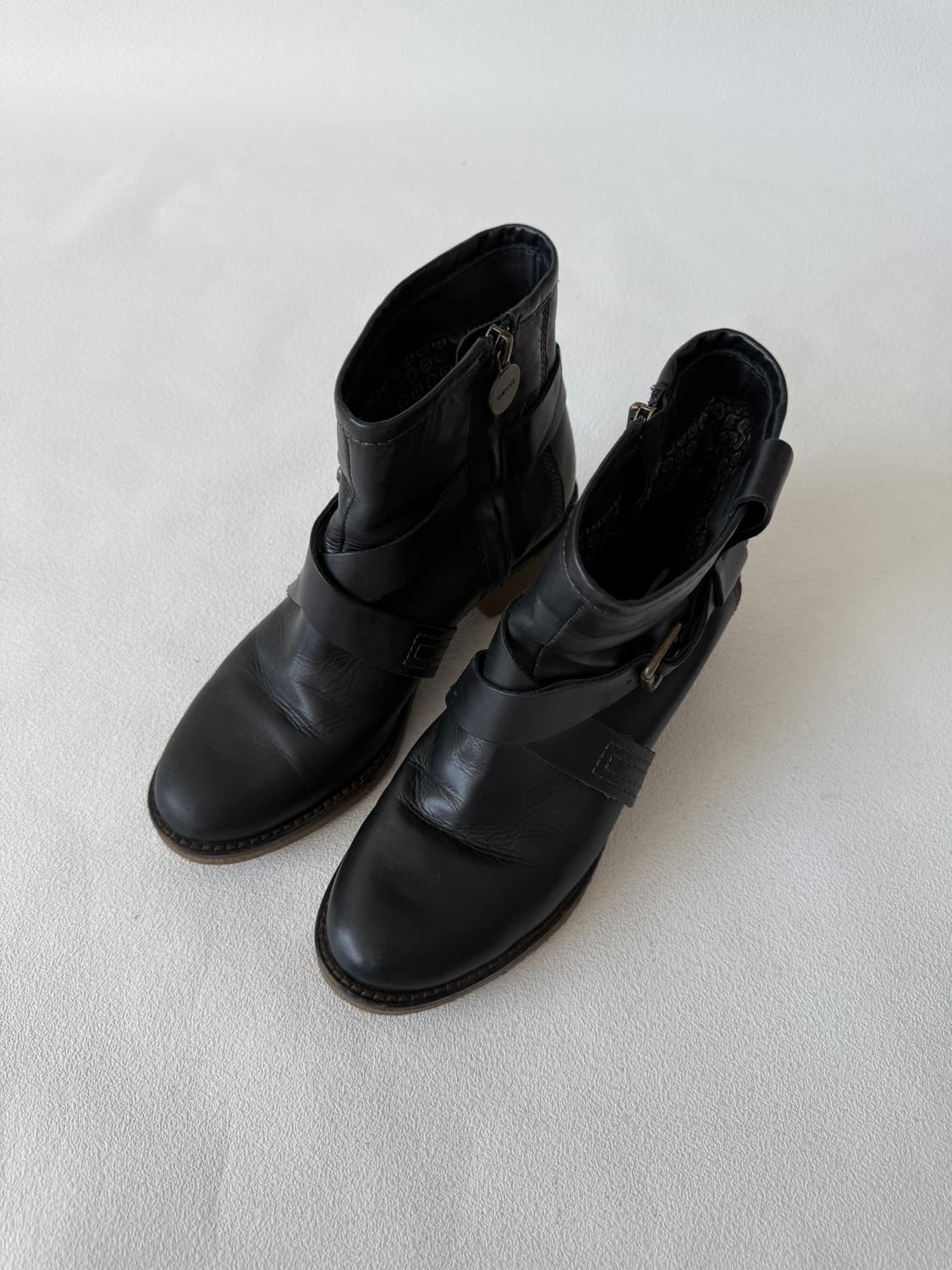 [EU38]제옥스(GEOX) 이탈리안 레더 벨크로 부츠 상품이미지3