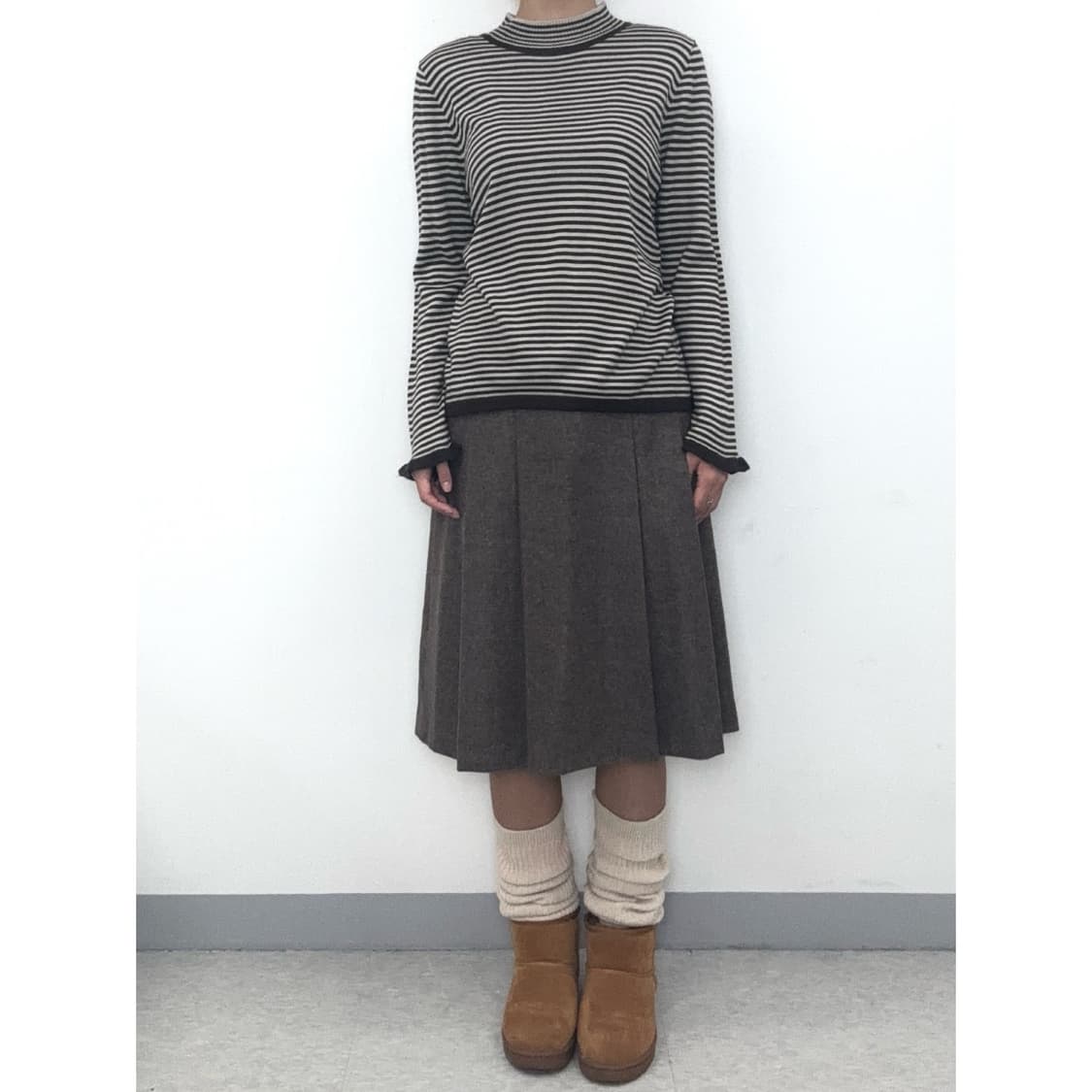 빈티지 브라운 롱슬리브 이너 상품이미지2