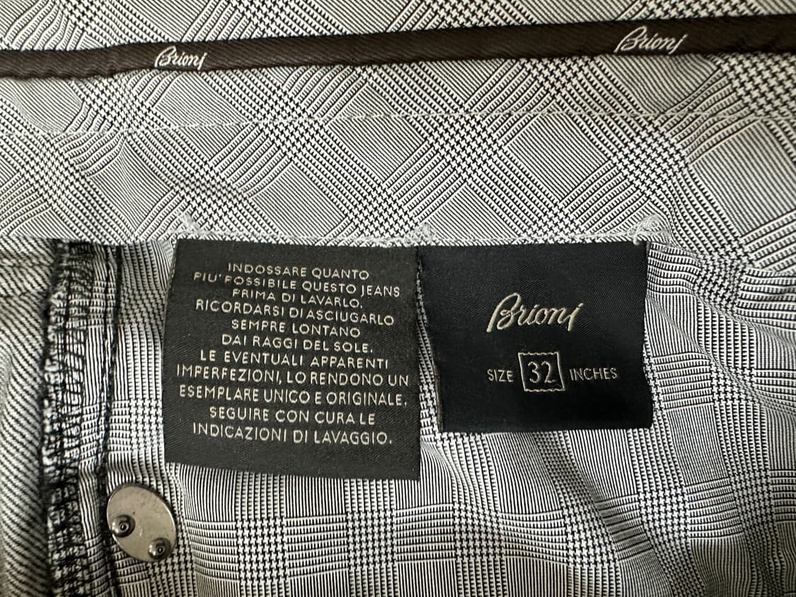 브리오니 스트레이트 블랙 워싱 데님 팬츠 32 상품이미지7