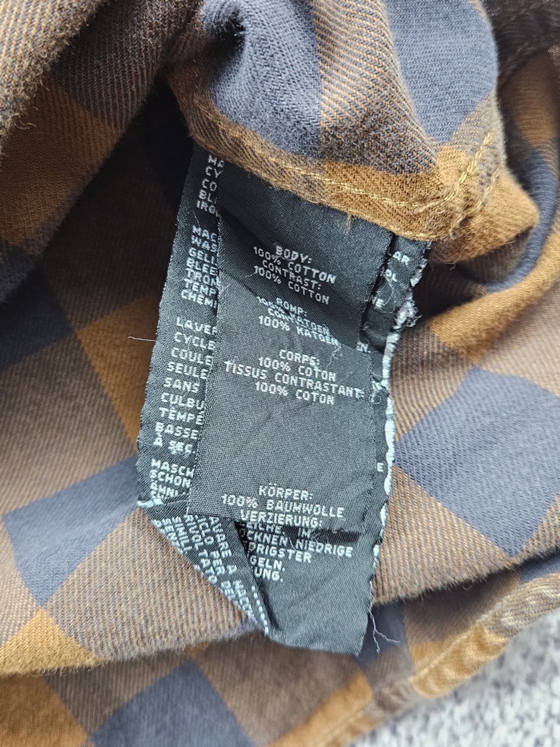 할리데이비슨 데님숄더 체크 포켓 바이커 셔츠 ( L ) / 9369 상품이미지10