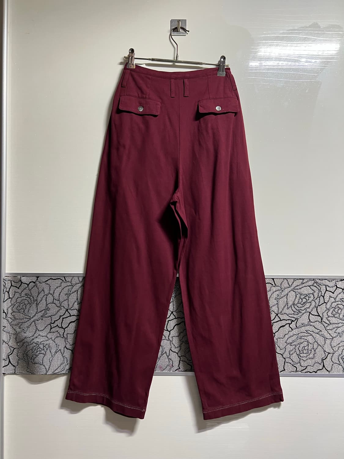 빈티지 80s 이세이스포츠 와이드 슬랙스 팬츠 상품이미지5