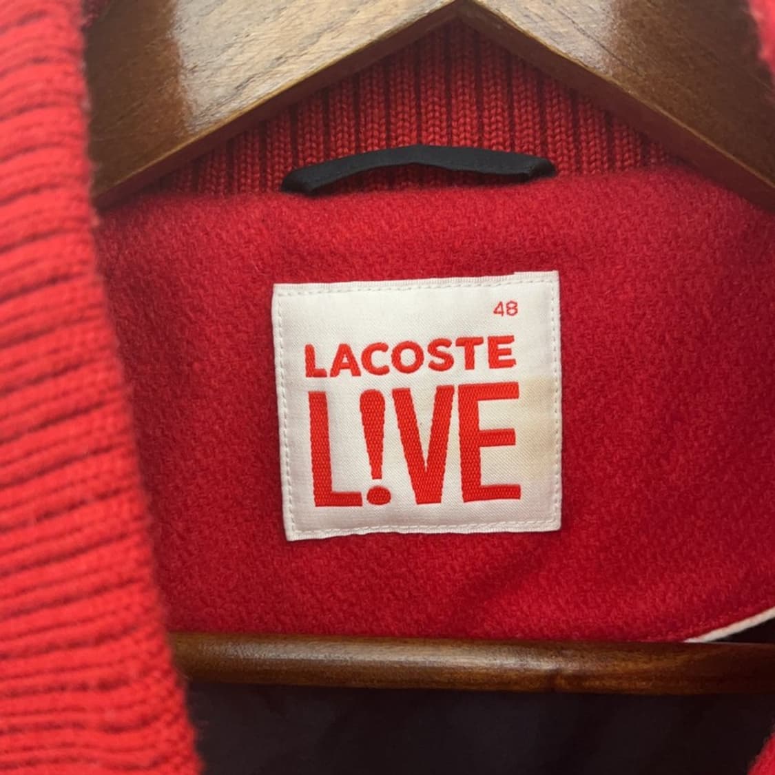 라코스테 올드스쿨 레트로 울 바시티 자켓 48 C09569 상품이미지5