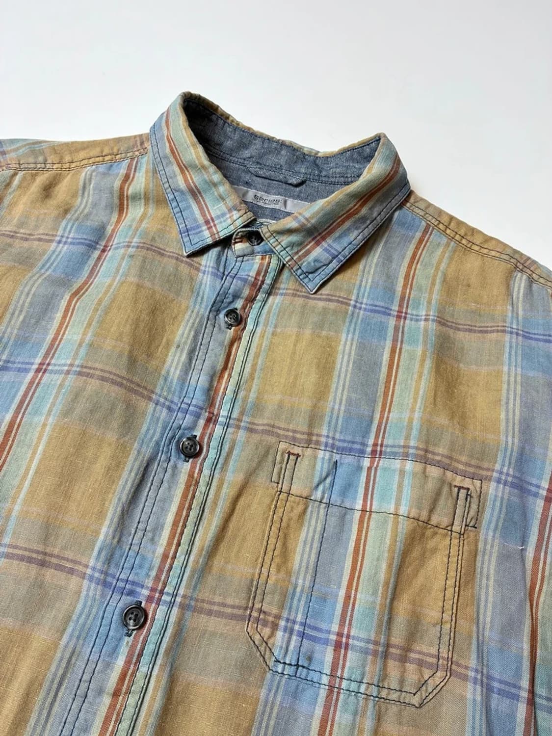 시리즈 21FW 에스닉 립포켓 린넨 셔츠 PN8849 상품이미지3