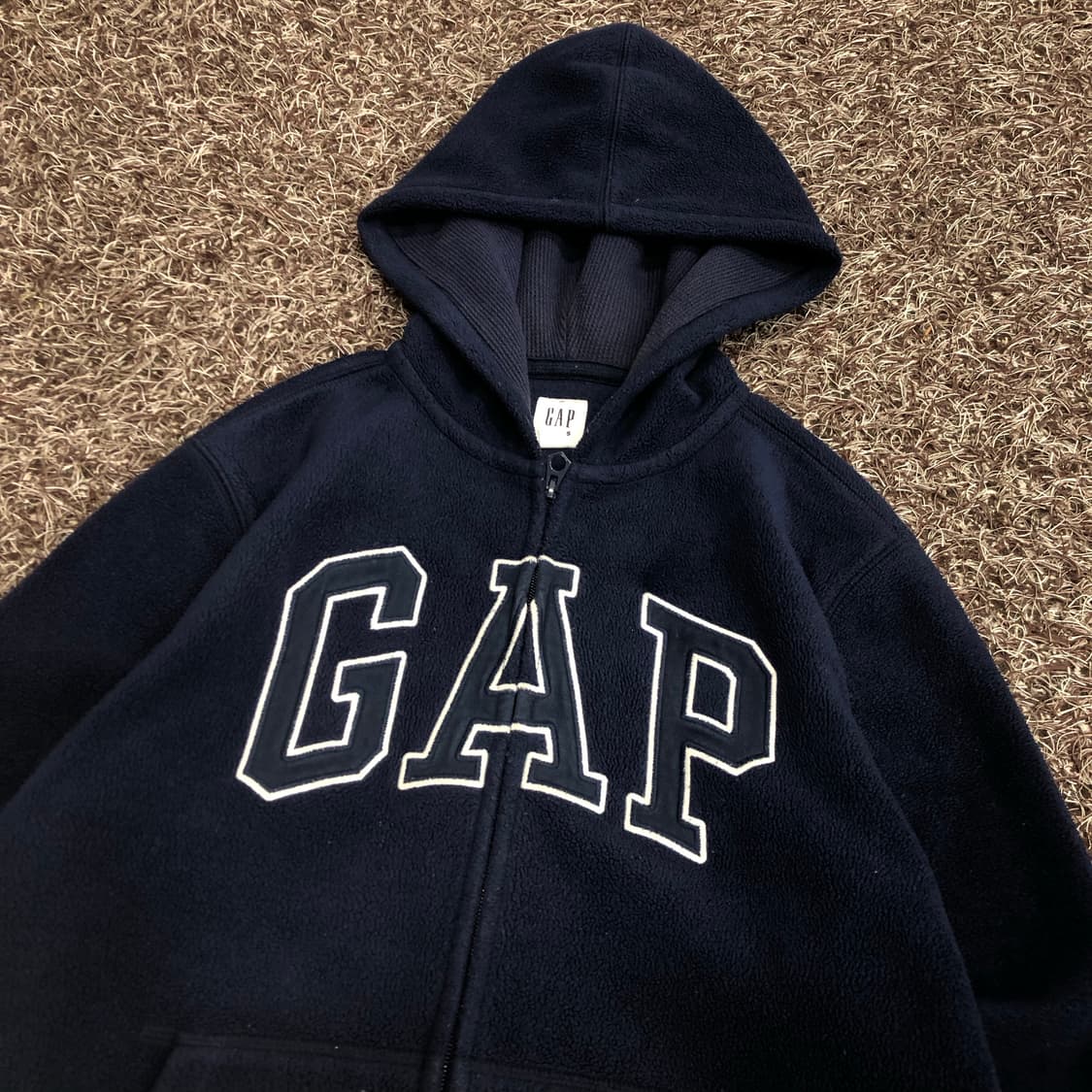 GAP 갭 걸즈 네이비 플리스 후드집업 후리스 상품이미지2