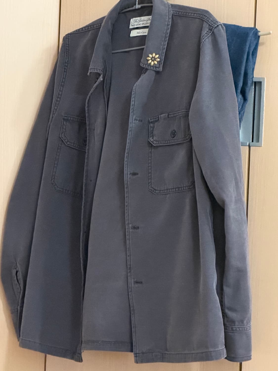 레미릴리프 밀리터리 셔츠 차콜 L사이즈 상품이미지2