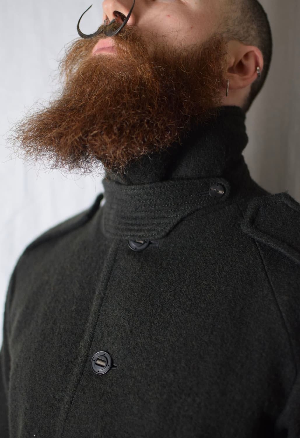 Devoa AW21 wool herringbone coat 상품이미지7