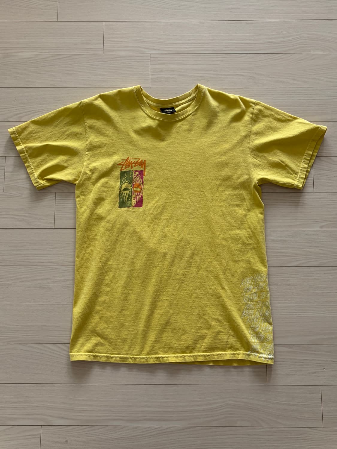 stussy 스투시 인디언 프린팅 반팔티 M (95-100) 상품이미지1