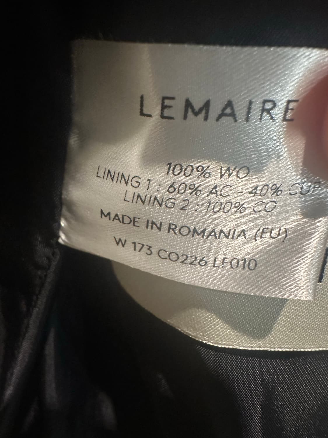 르메르 싱글 자켓/코트 W 34 상품이미지7