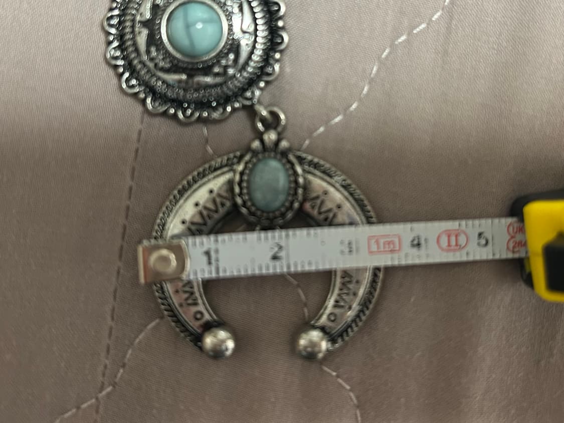 나바호 네이티브 아메리칸 인디언 목걸이 빈티지 터키석 목걸이 상품이미지6