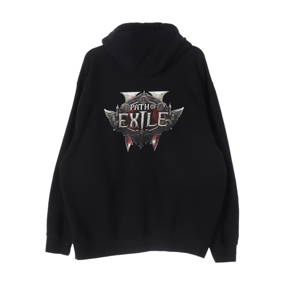 패스오브엑자일 오버핏 블랙 후드집업 2XL 상품이미지2