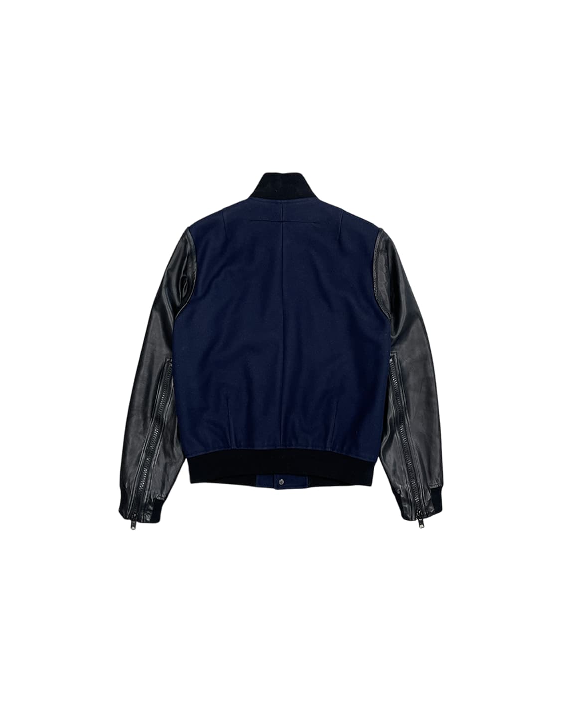 지방시 11AW 레더 슬리브 울 블루종 상품이미지4