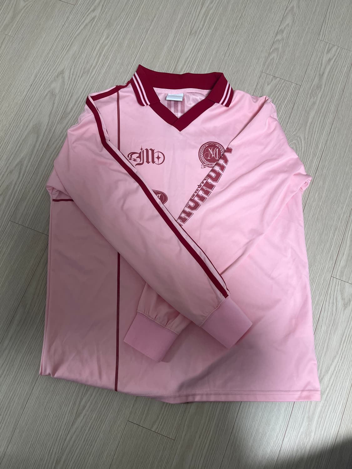미드나잇무브 soccer mtm pink 맨투맨 긴팔티셔츠 롱슬리브 상품이미지2