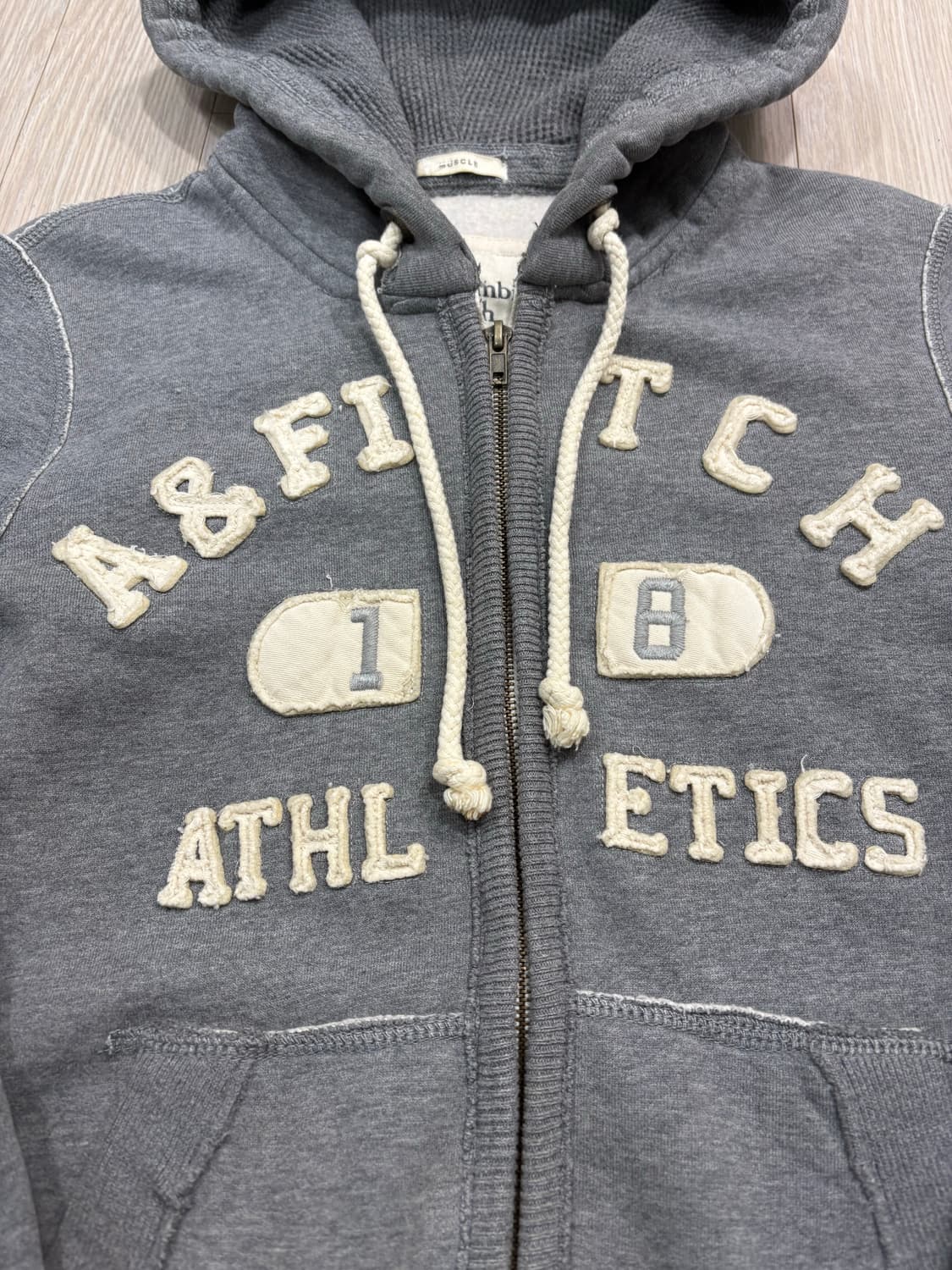 아베크롬비 그레이 후드집업 상품이미지3