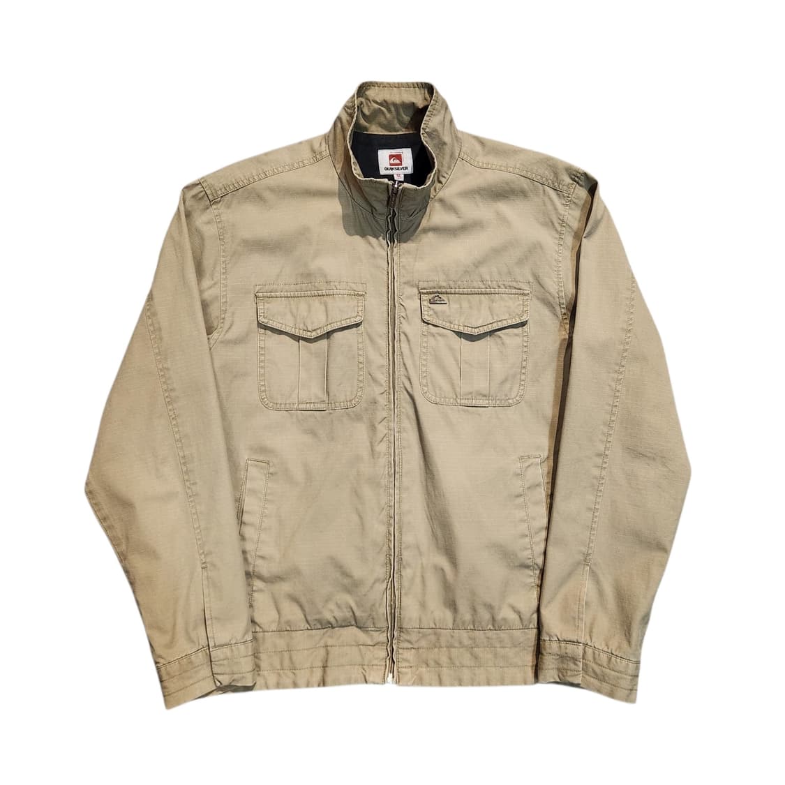 퀵실버 베이지 빈티지 자켓 (M) 상품이미지1