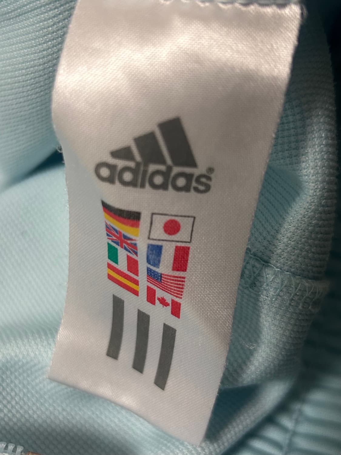 아디다스 올드스쿨 하늘색 트랙탑 110 상품이미지3