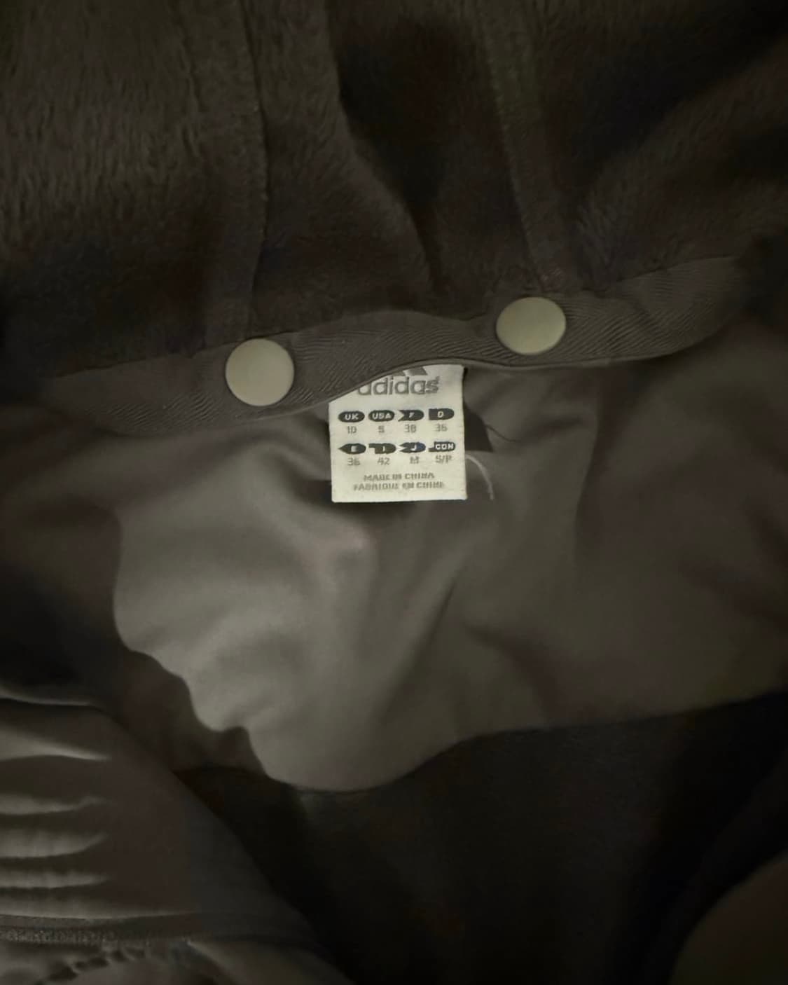 빈티지 아디다스 하이넥 스트럭쳐 자켓 상품이미지3