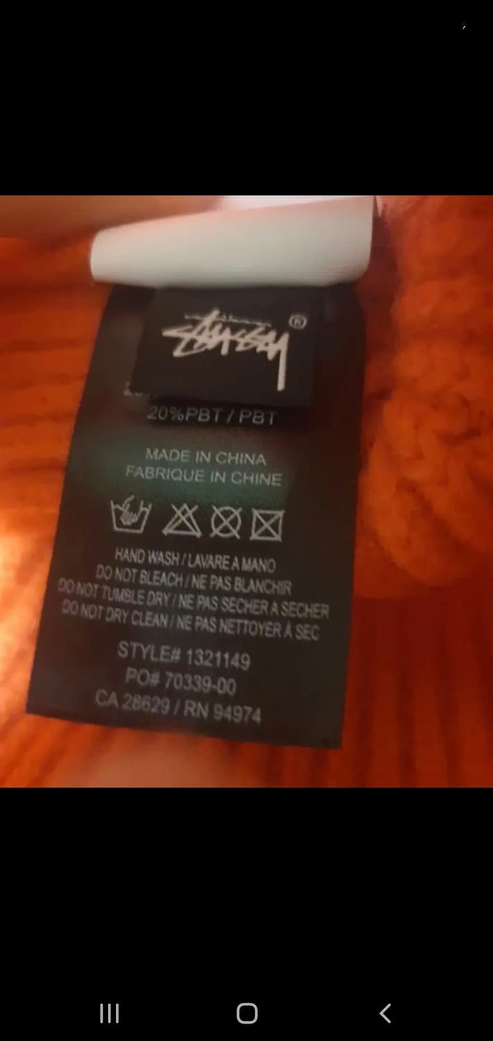 스투시 오렌지 비니 상품이미지3