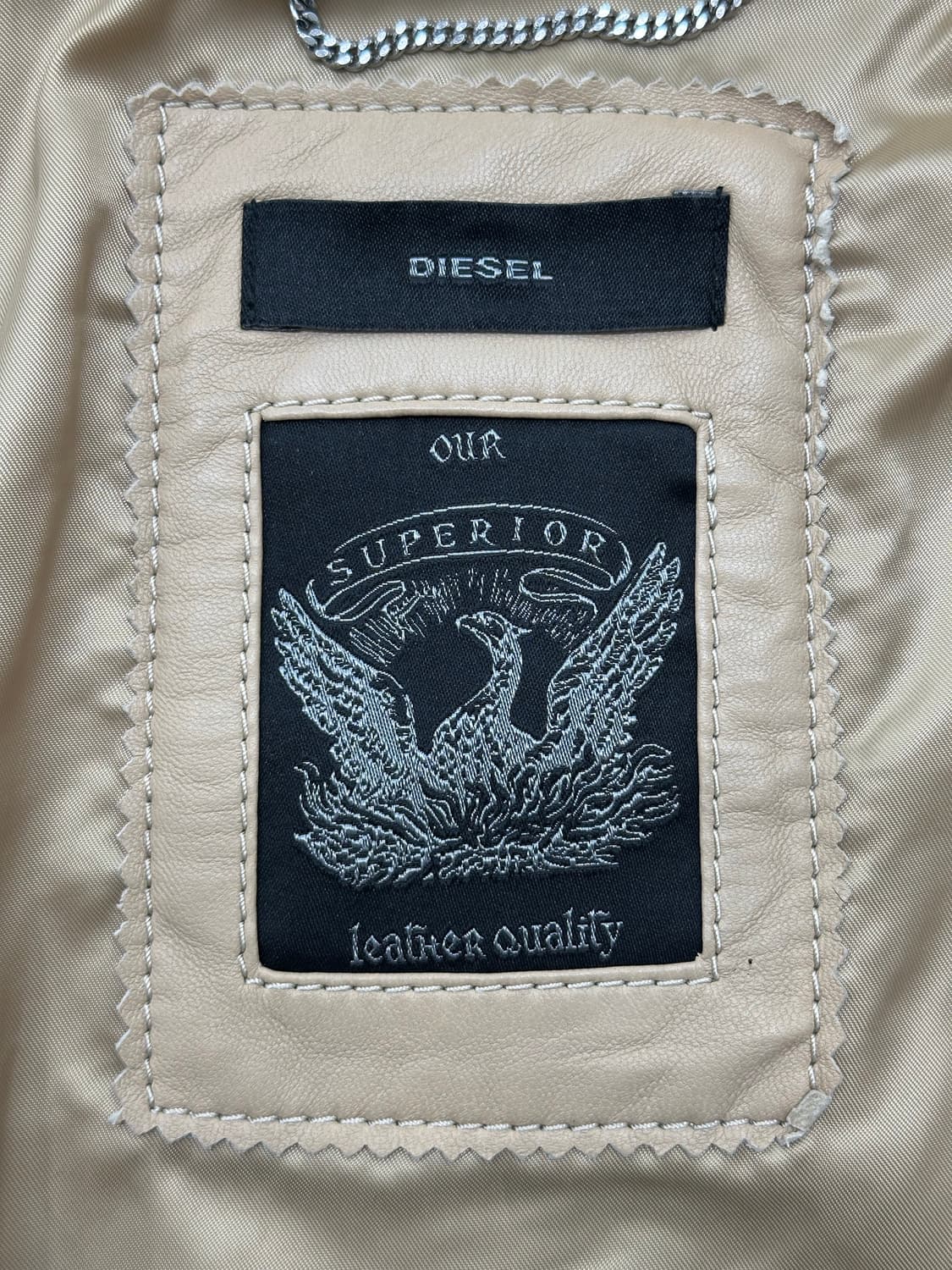 Diesel 레더 자켓 상품이미지6