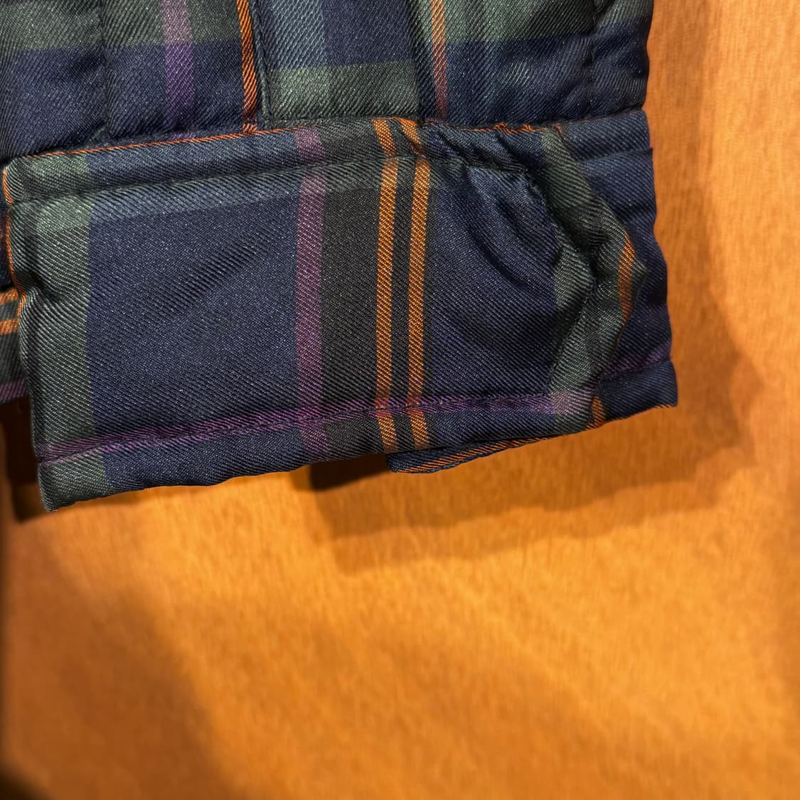 폴로랄프로렌 여성 타탄체크 퀼팅 자켓 s 상품이미지4