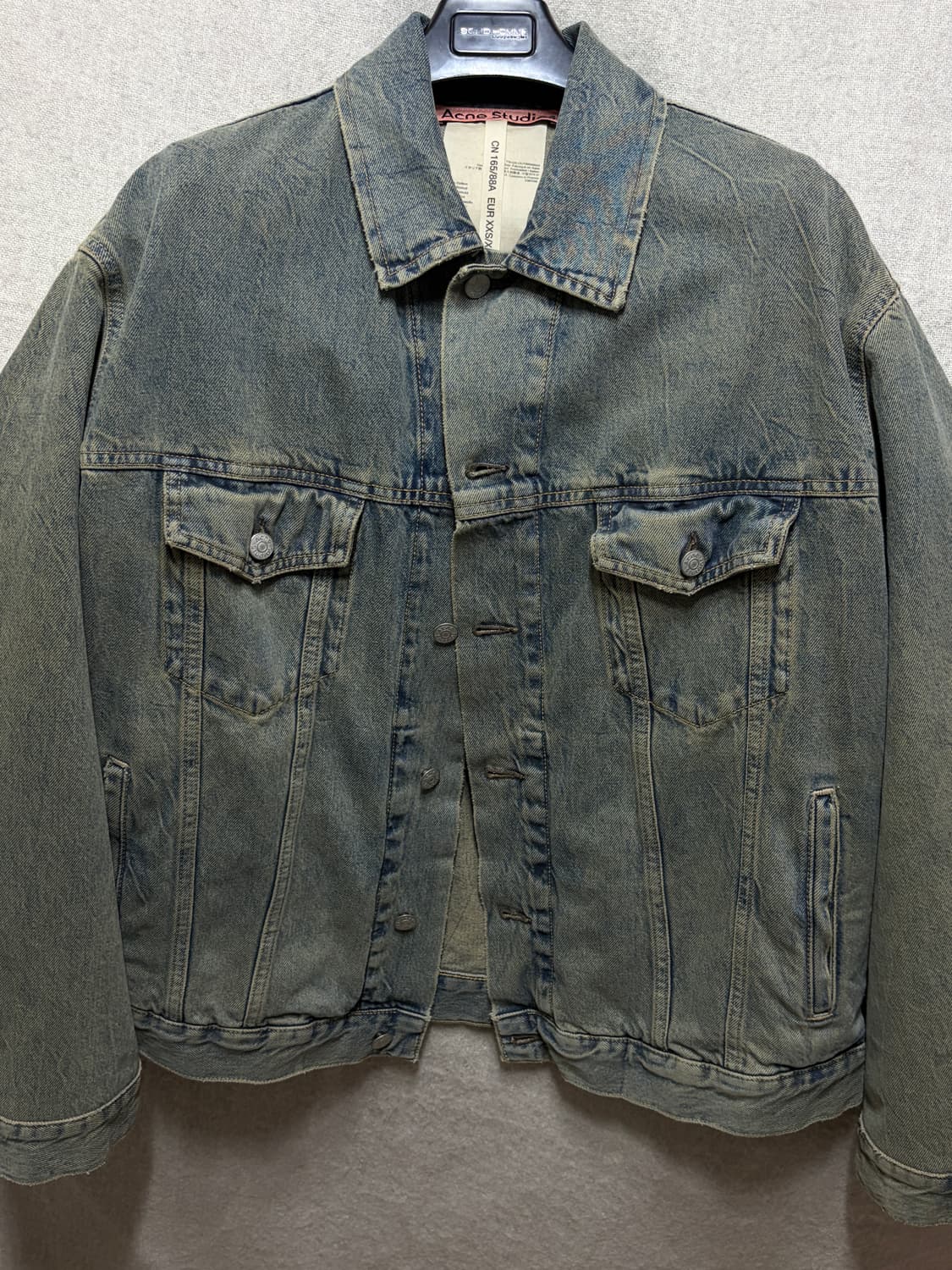 아크네 스튜디오 빈티지워싱 오저사이즈 데님자켓 상품이미지1