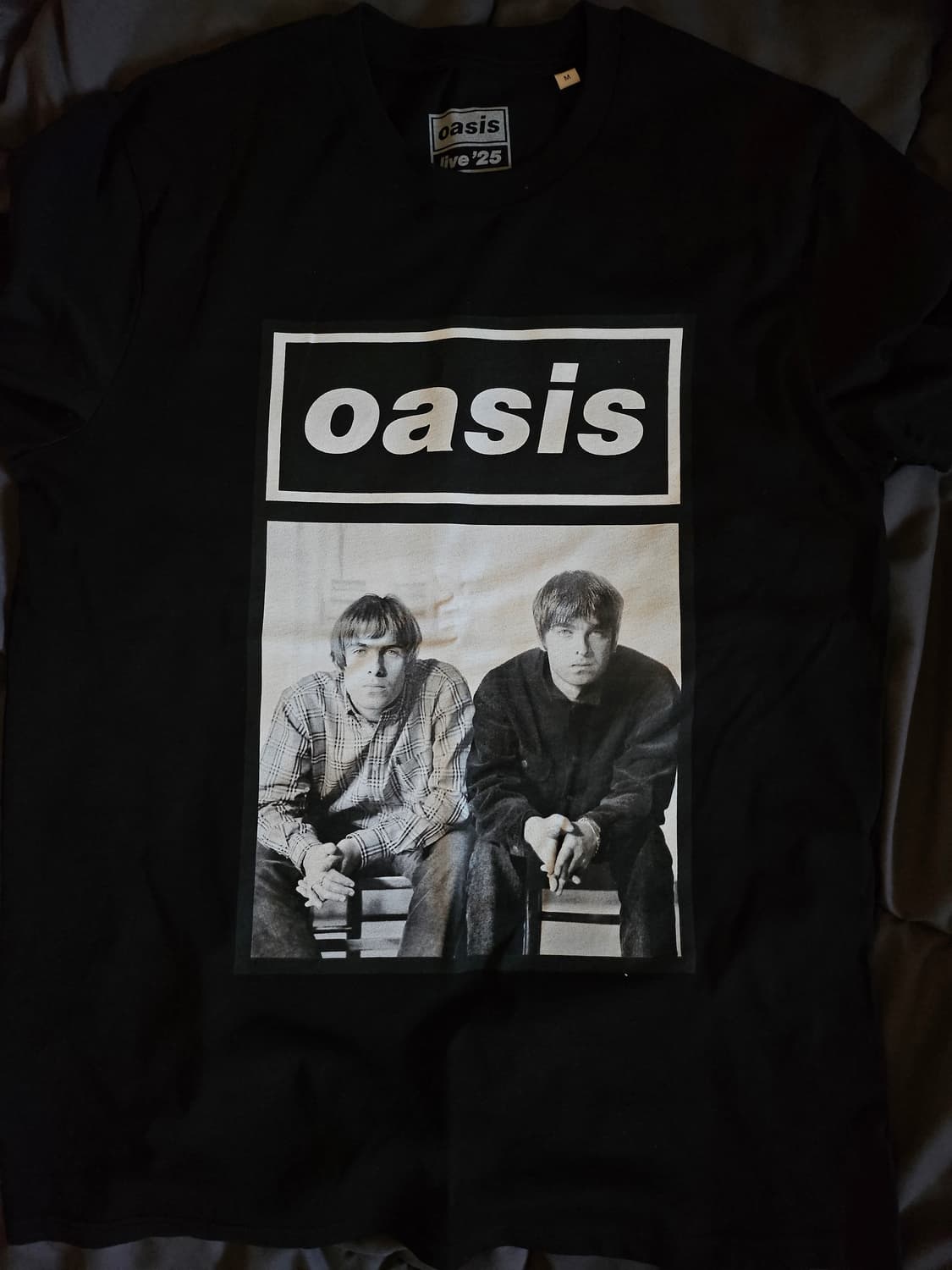 (M) 오아시스 라이브 굿즈 티셔츠 상품이미지1