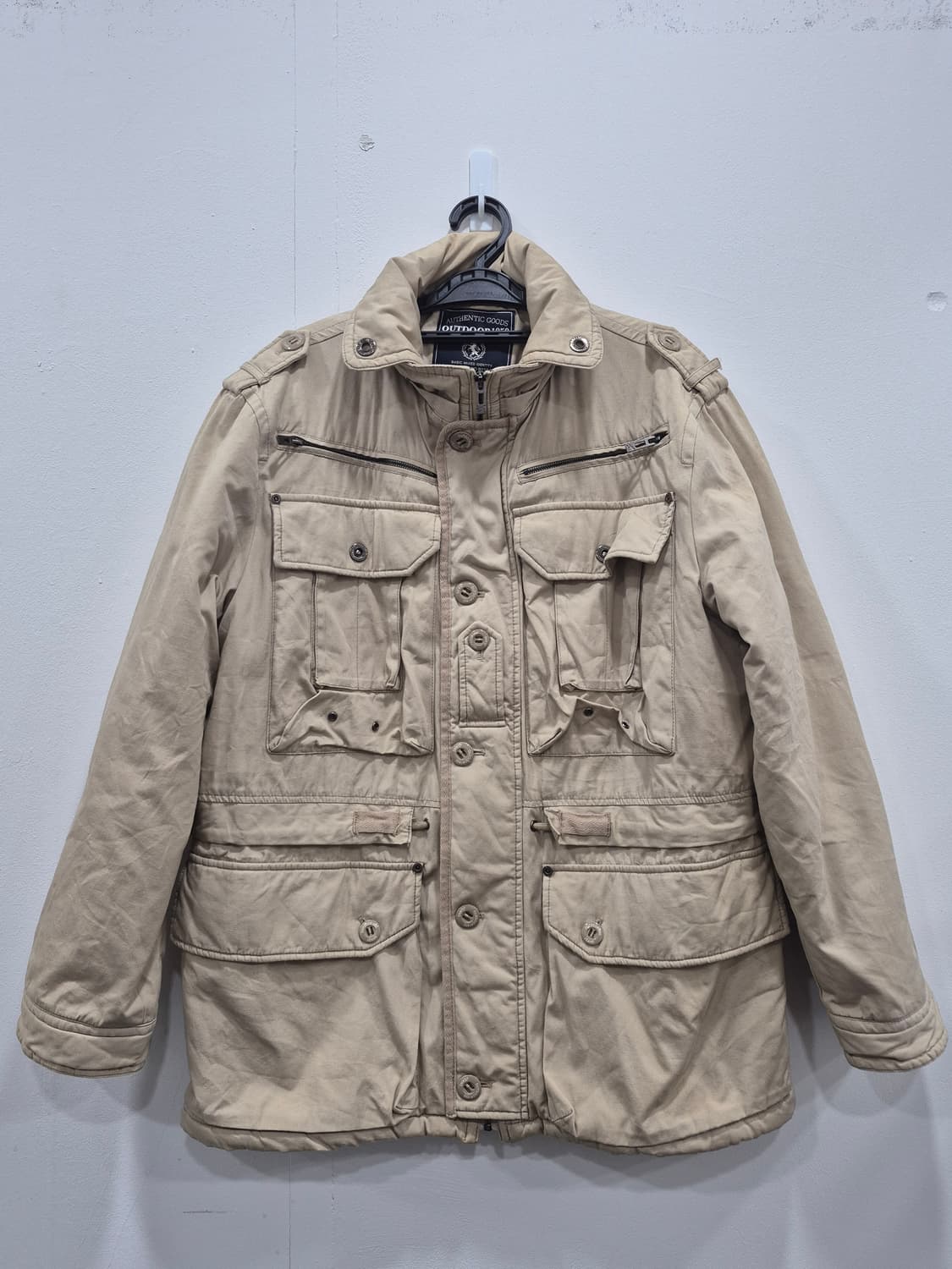 아웃도어1850 탐험대 베이지 야상 점퍼 자켓 남성 105사이즈 상품이미지1