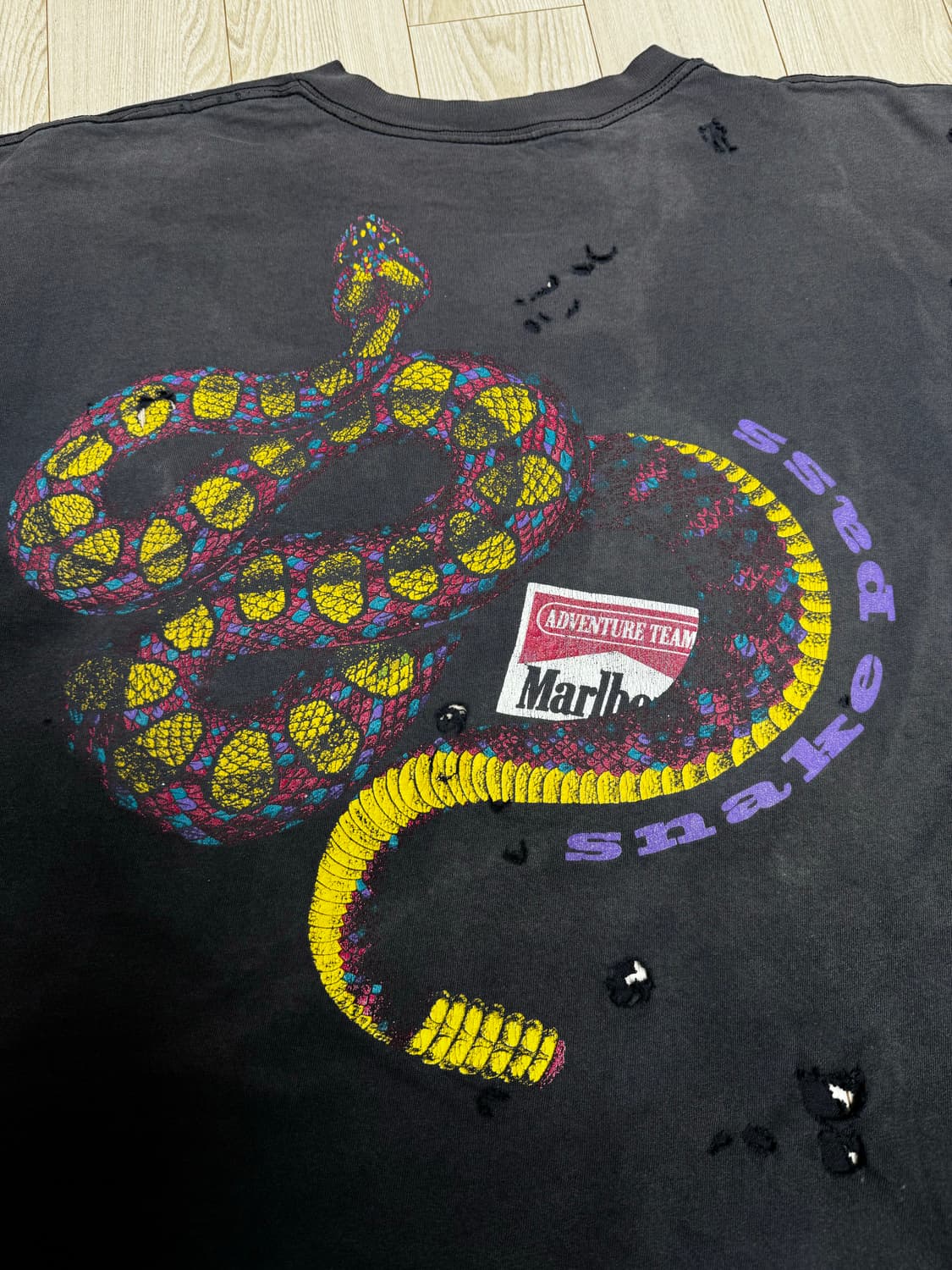 빈티지 말보로 스네이크 패스 티셔츠 상품이미지6