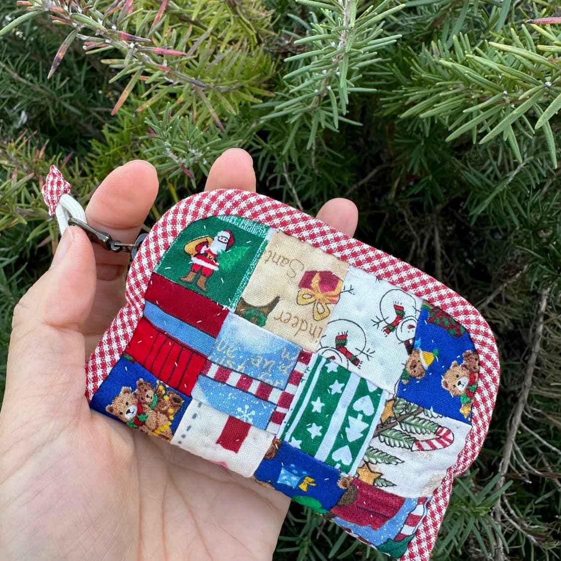 크리스마스 성탄절 카드 지갑 / 간단 파우치 / 퀼트 파우치 상품이미지4