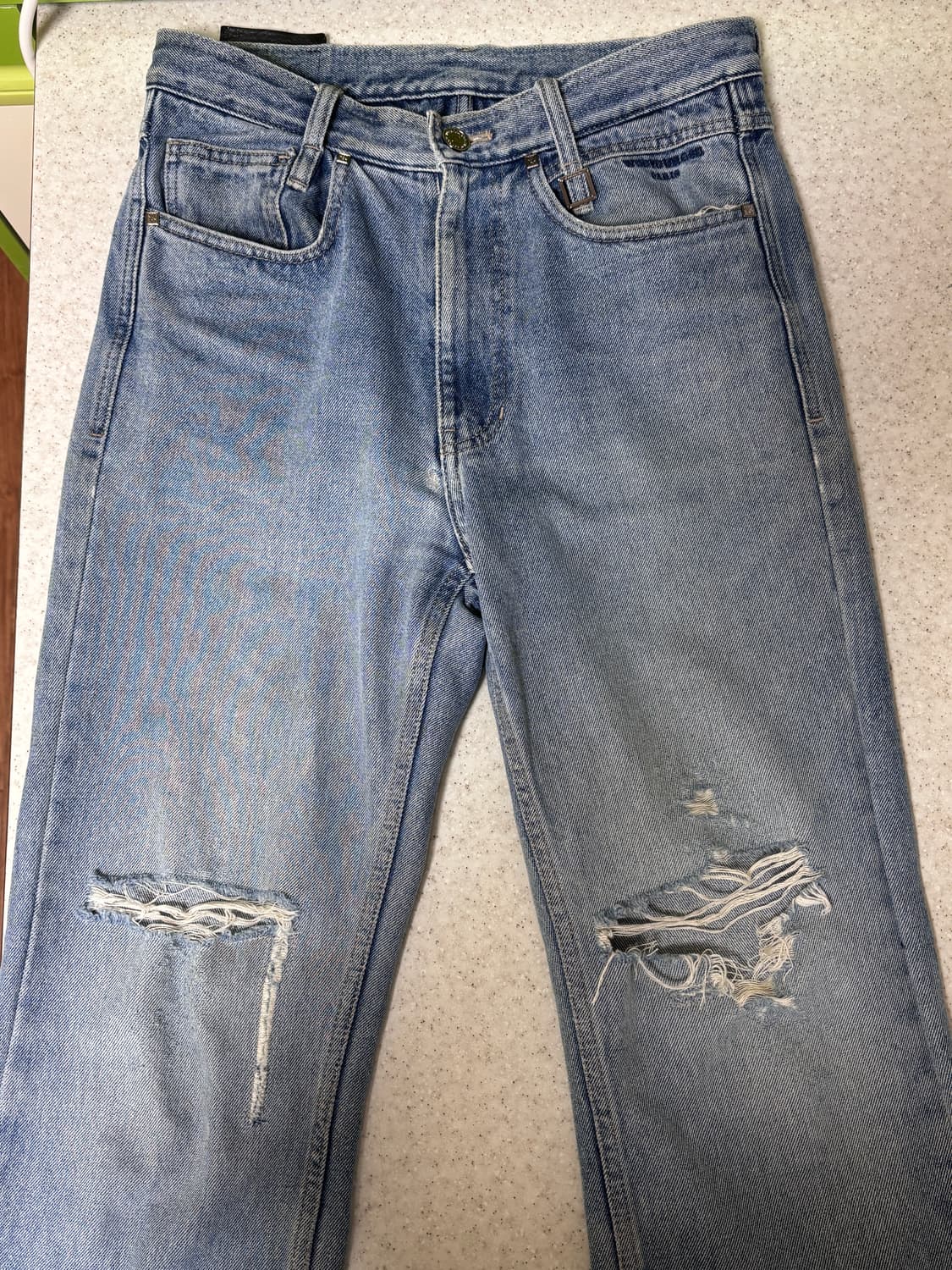 우영미 디스트레스드 데님 상품이미지2