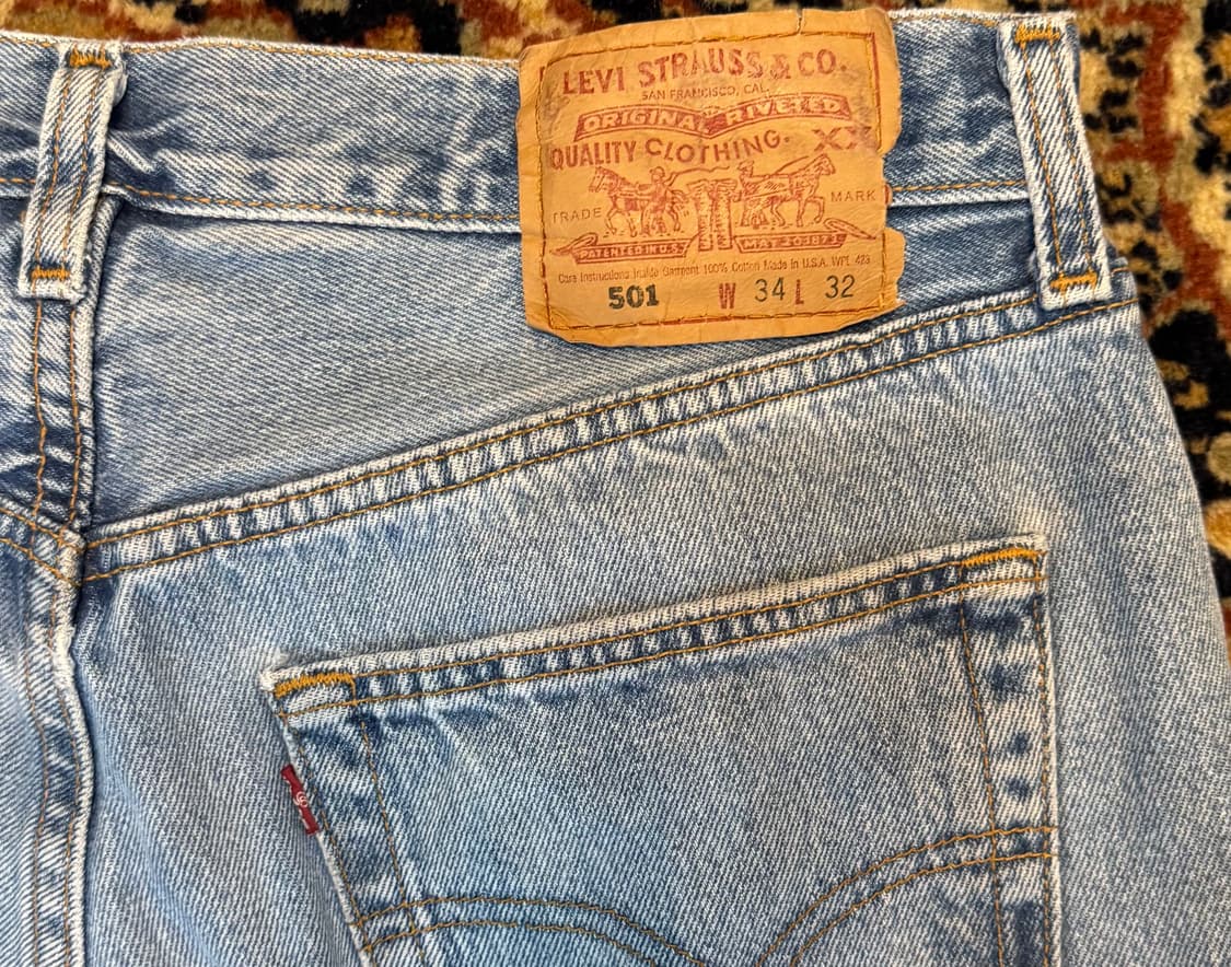 usa 빈티지 리바이스 501 데님 34(32~33추천) (540) 상품이미지3