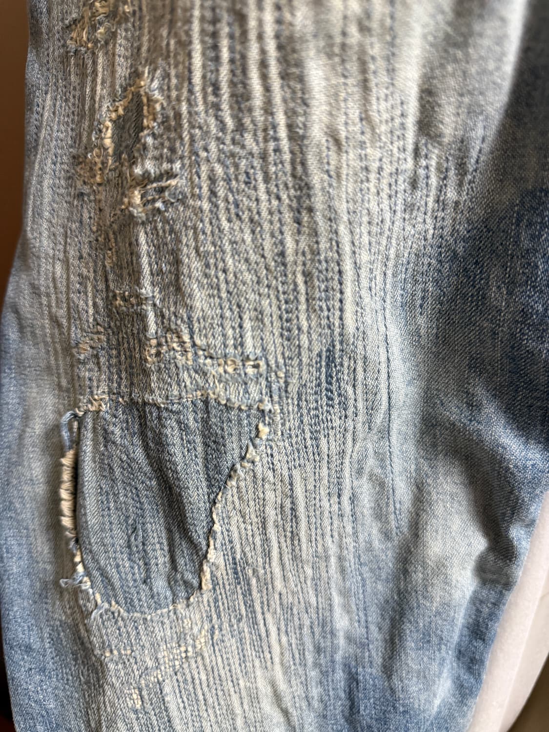 RRL 더블알엘 리페어드 웨스콧 워싱 오버롤 상품이미지4