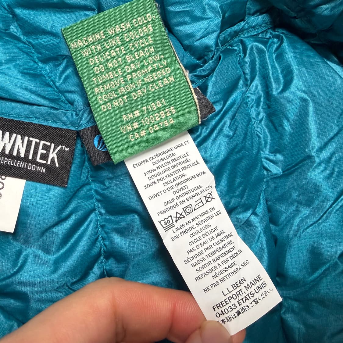 엘엘빈 구스다운 경량 패딩 자켓 상품이미지6