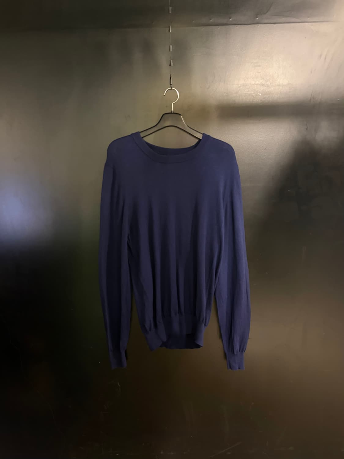 메종 마르지엘라 엘보우 패치 니트 네이비 상품이미지1