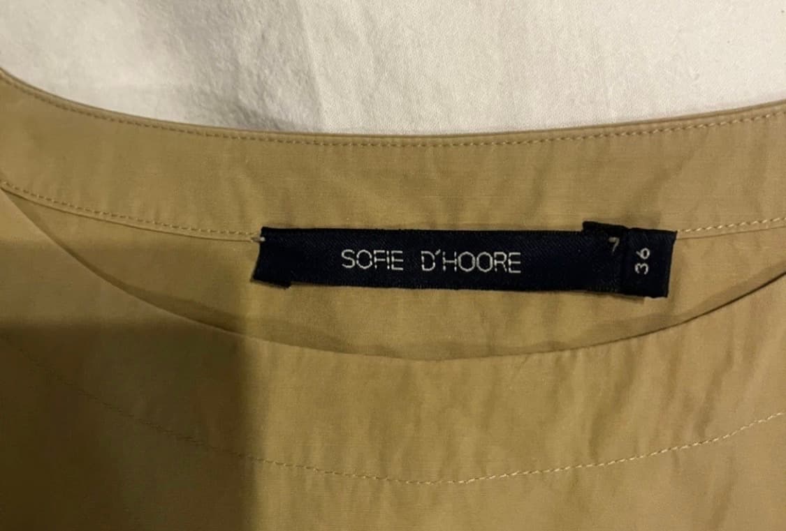 Sofie dHoore소피드후레 스웨이드소매 탑 상품이미지3