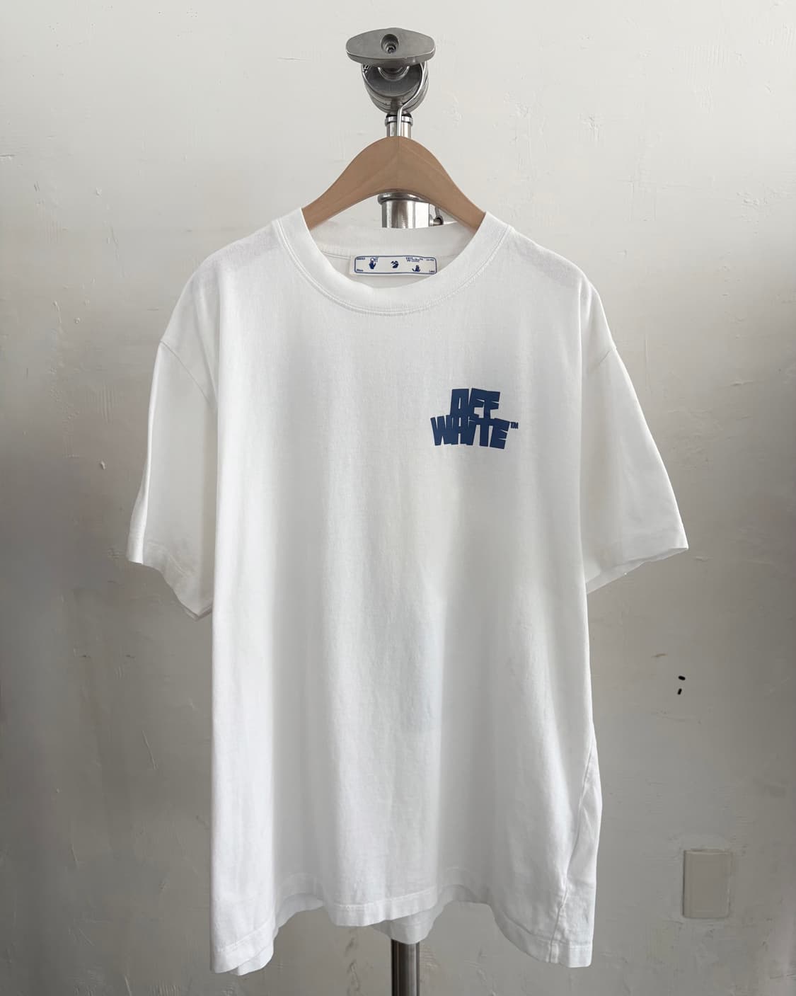 Off-White 오프화이트 화이트 핸드 애로우 티셔츠 상품이미지1