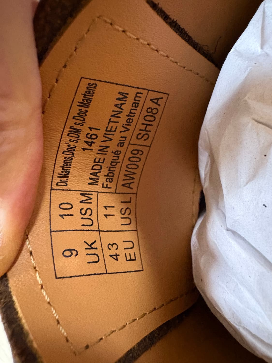 닥터마틴 1461 3홀 크레이지홀스 280 상품이미지7