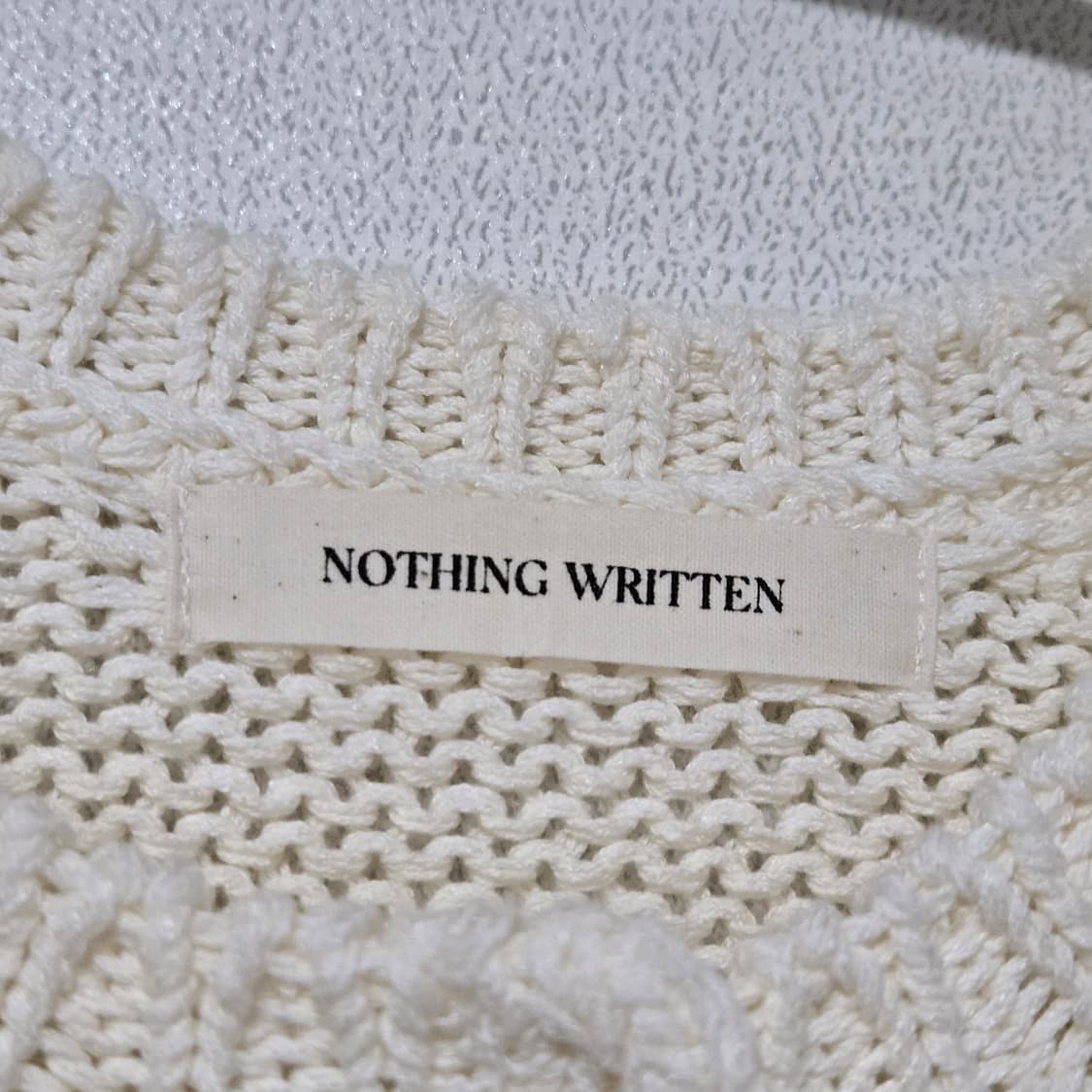 낫띵리튼 보니 숏 코튼 니트 / 여성 니트/ 여자 니트 상품이미지3