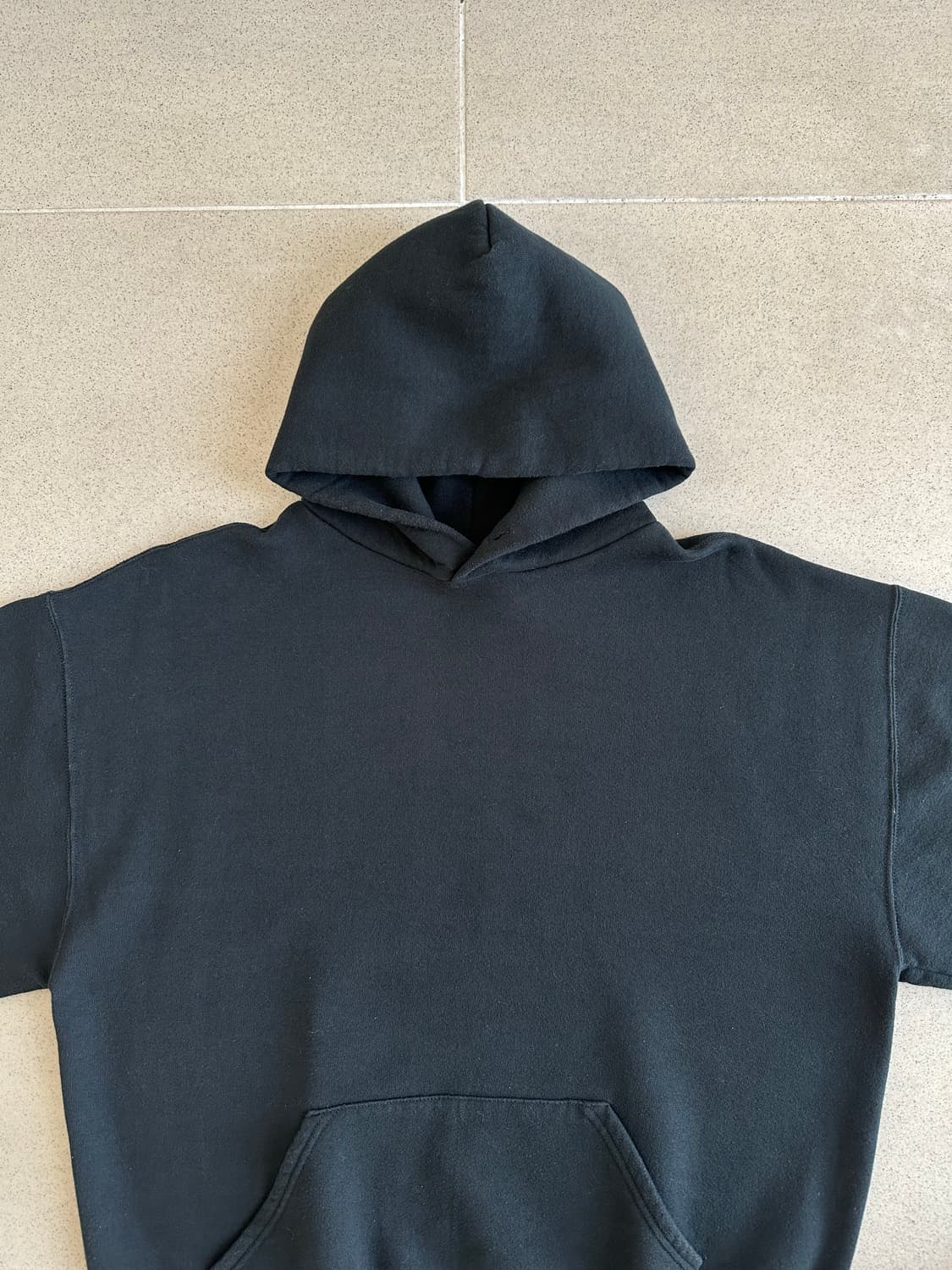 90s 빈티지 러셀 후드 블랙 XL USA 상품이미지4