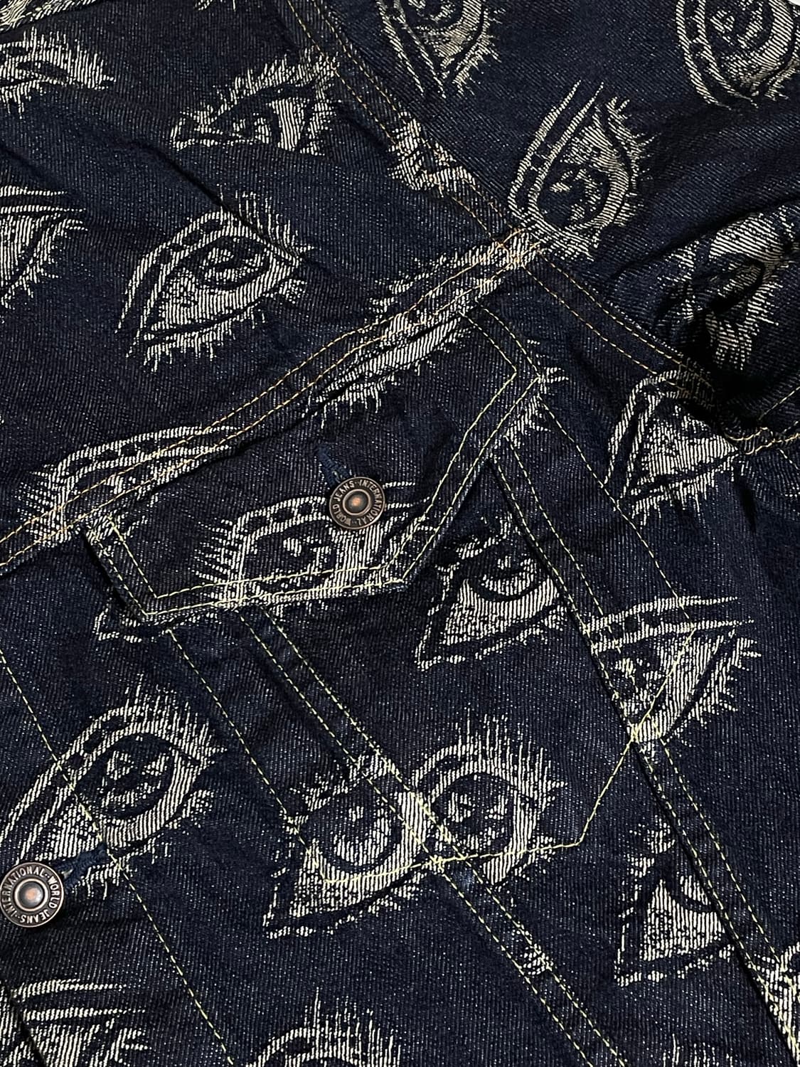 캐피탈 12온즈 스피크이지 데님 써드 자켓 인디고 상품이미지4