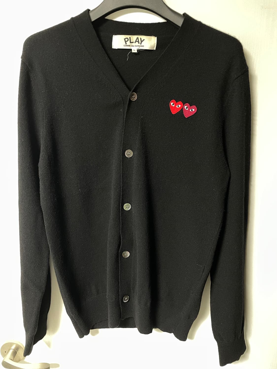 꼼데가르송 더블와펜 가디건 L (택포) 상품이미지2