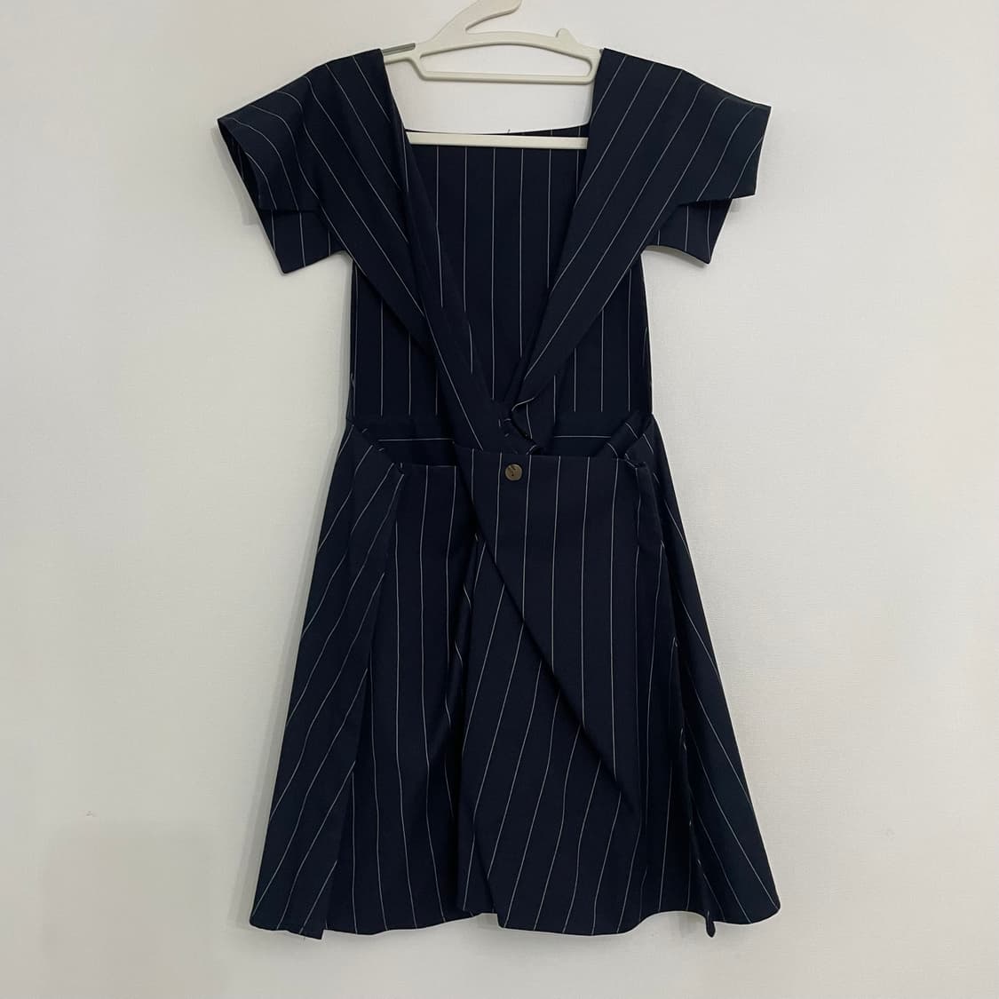 프레클 메이드 백크로스 핀스트라이프 원피스 상품이미지5