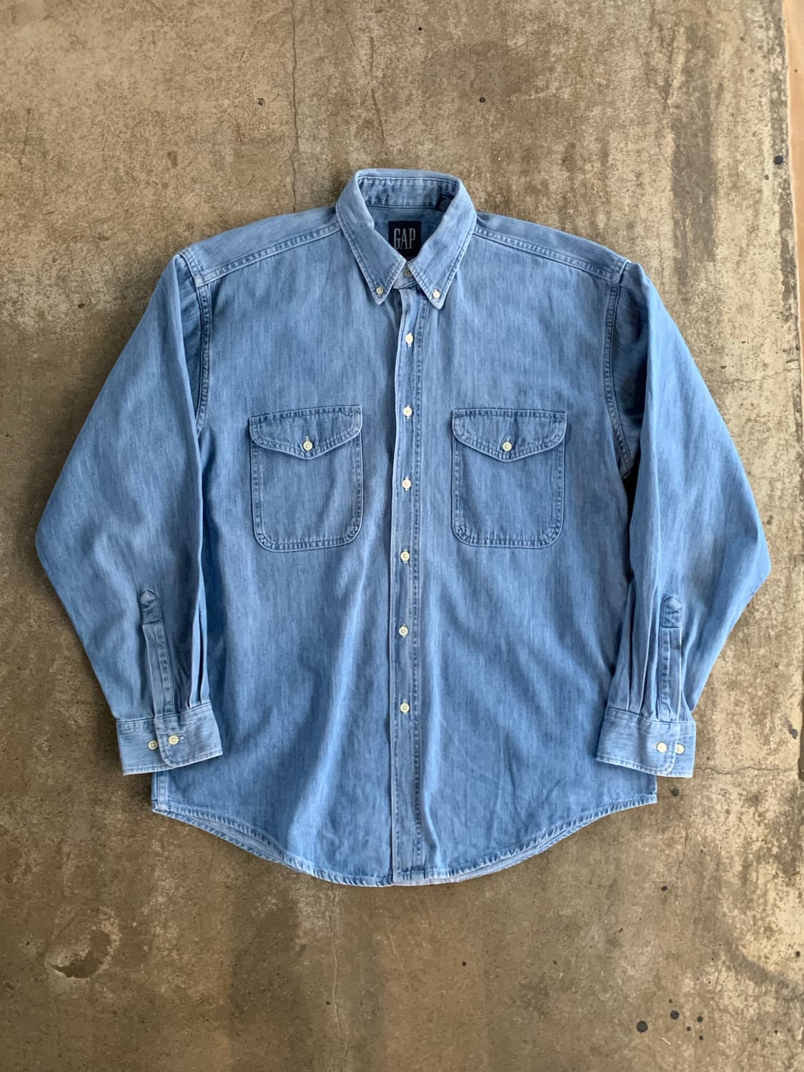 올드 갭 데님 버튼다운 셔츠 상품이미지1