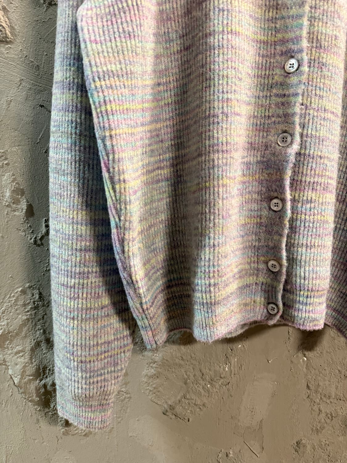 아페쎄 A.P.C. 멀티 스트라이프 니트 가디건 파스텔 S 상품이미지2