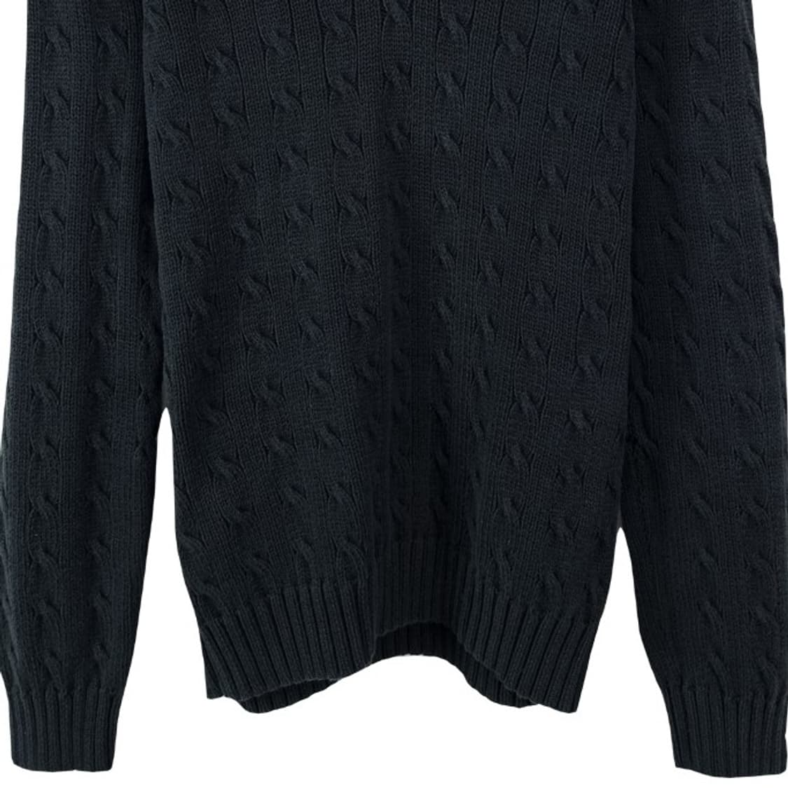 [폴로 랄프로렌] 포니 로고 자수 브이넥 케이블 꽈배기 니트 M19904 상품이미지5