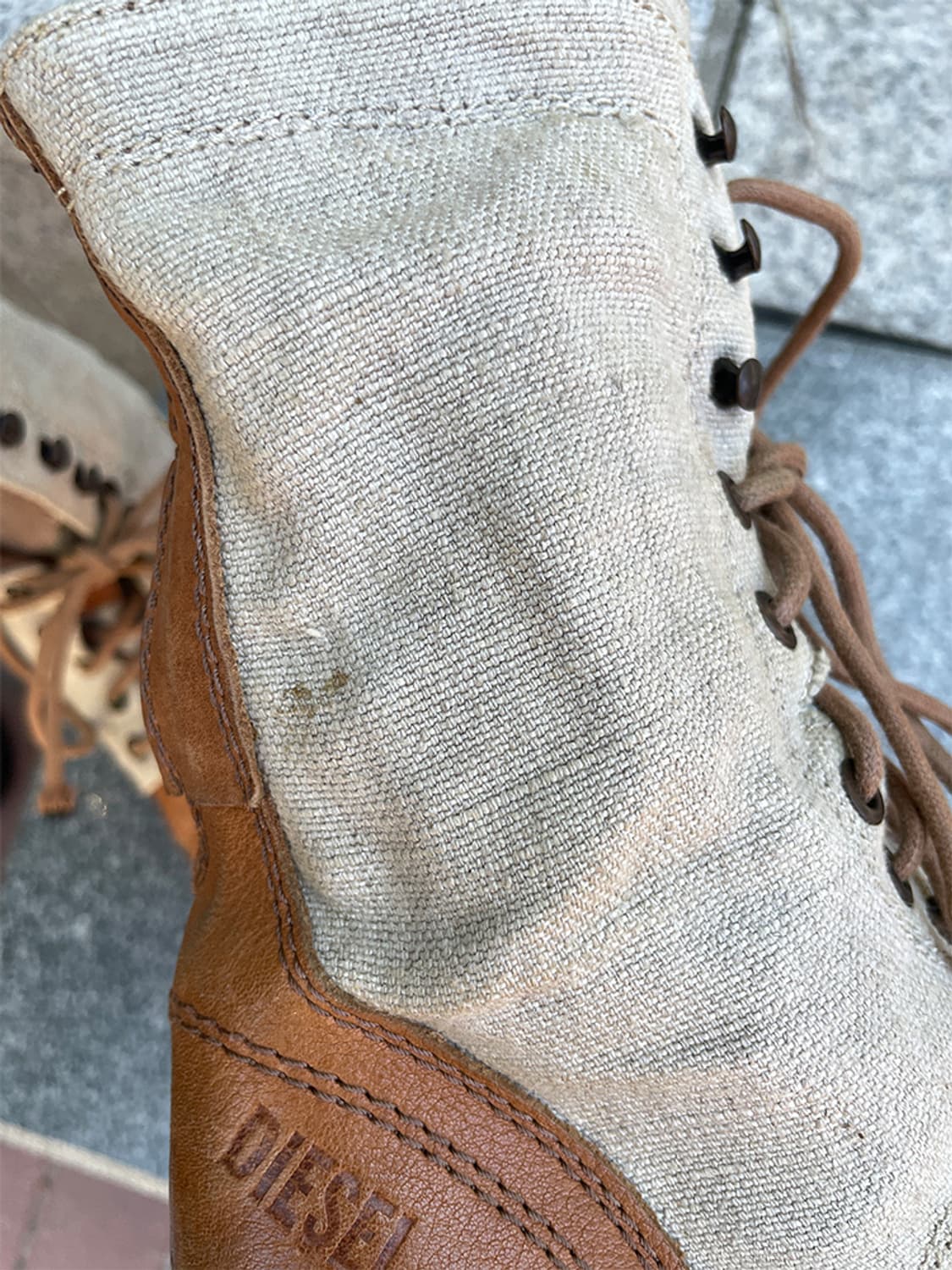 Diesel 레이스업 컴뱃 부츠 상품이미지8
