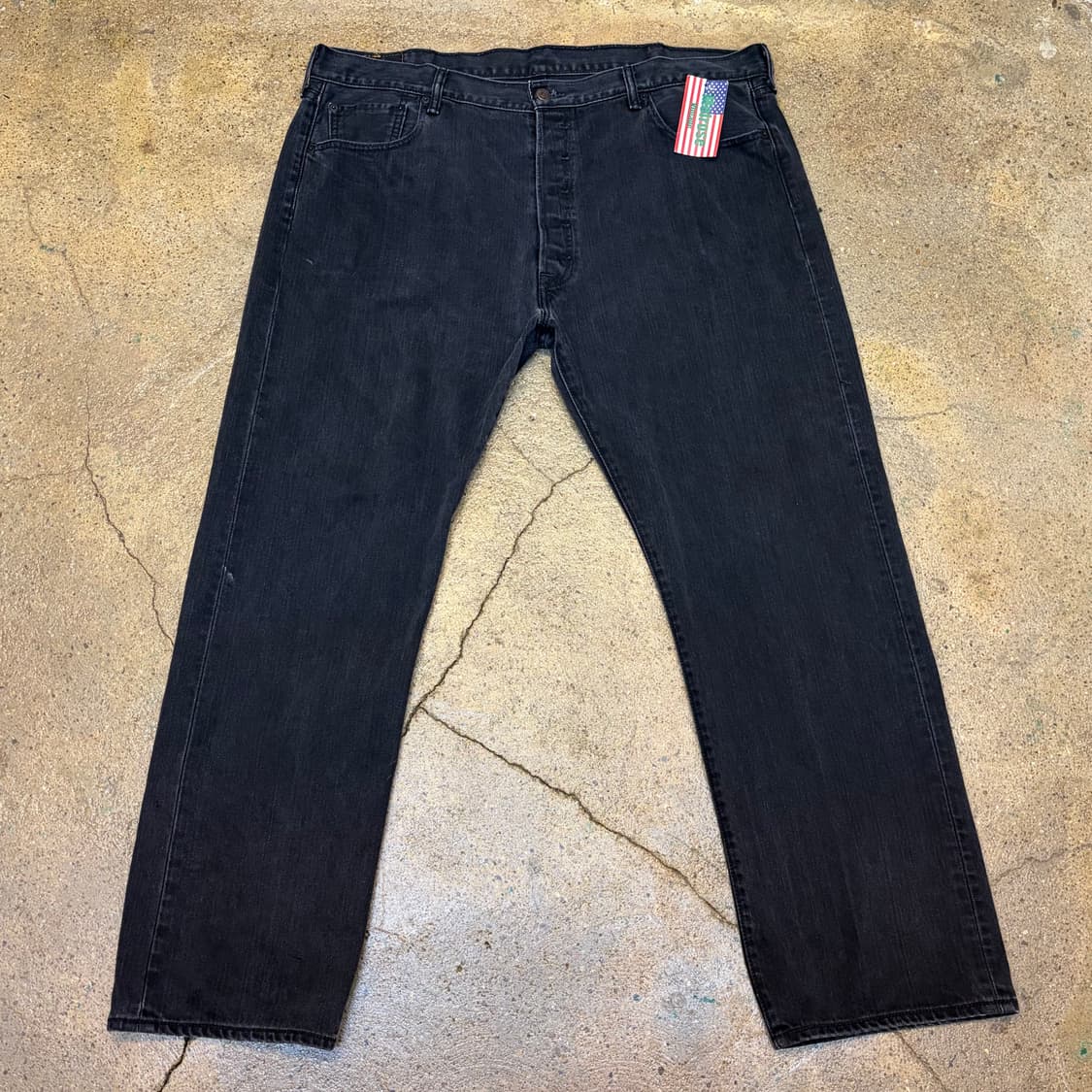 미국 빈티지 리바이스 501 블랙진 흑청 빅사이즈 청바지 상품이미지1