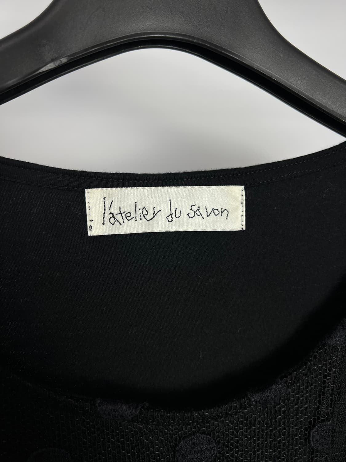 L'ATELIER DU SAVON 체크+도트 원피스 상품이미지3