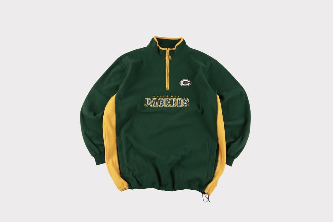[XL] 2004 NFL 그린베이 패커스 반집업 플리스 상품이미지1