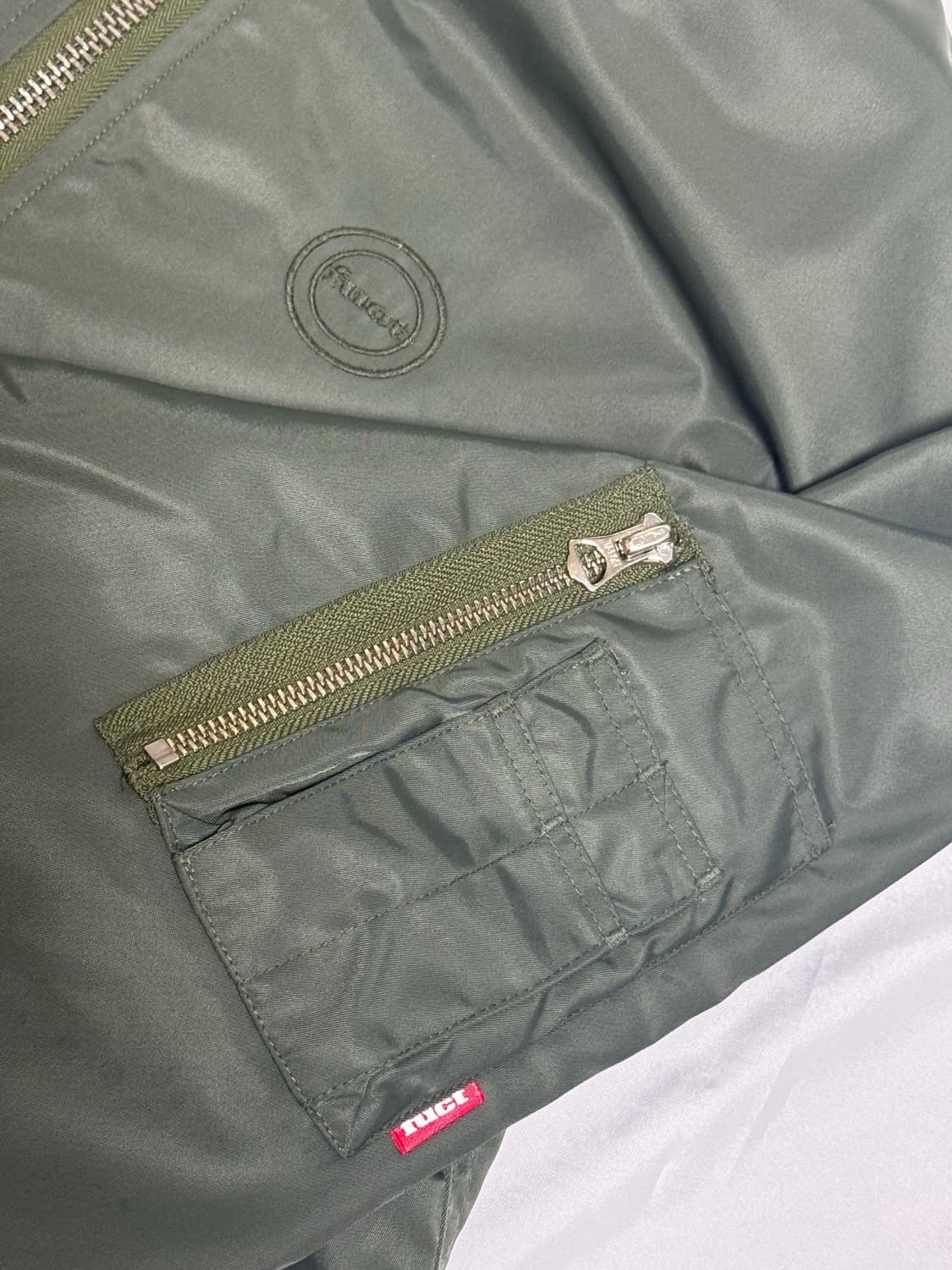 FUCT advertisement Ma-1 XL jacket 상품이미지5