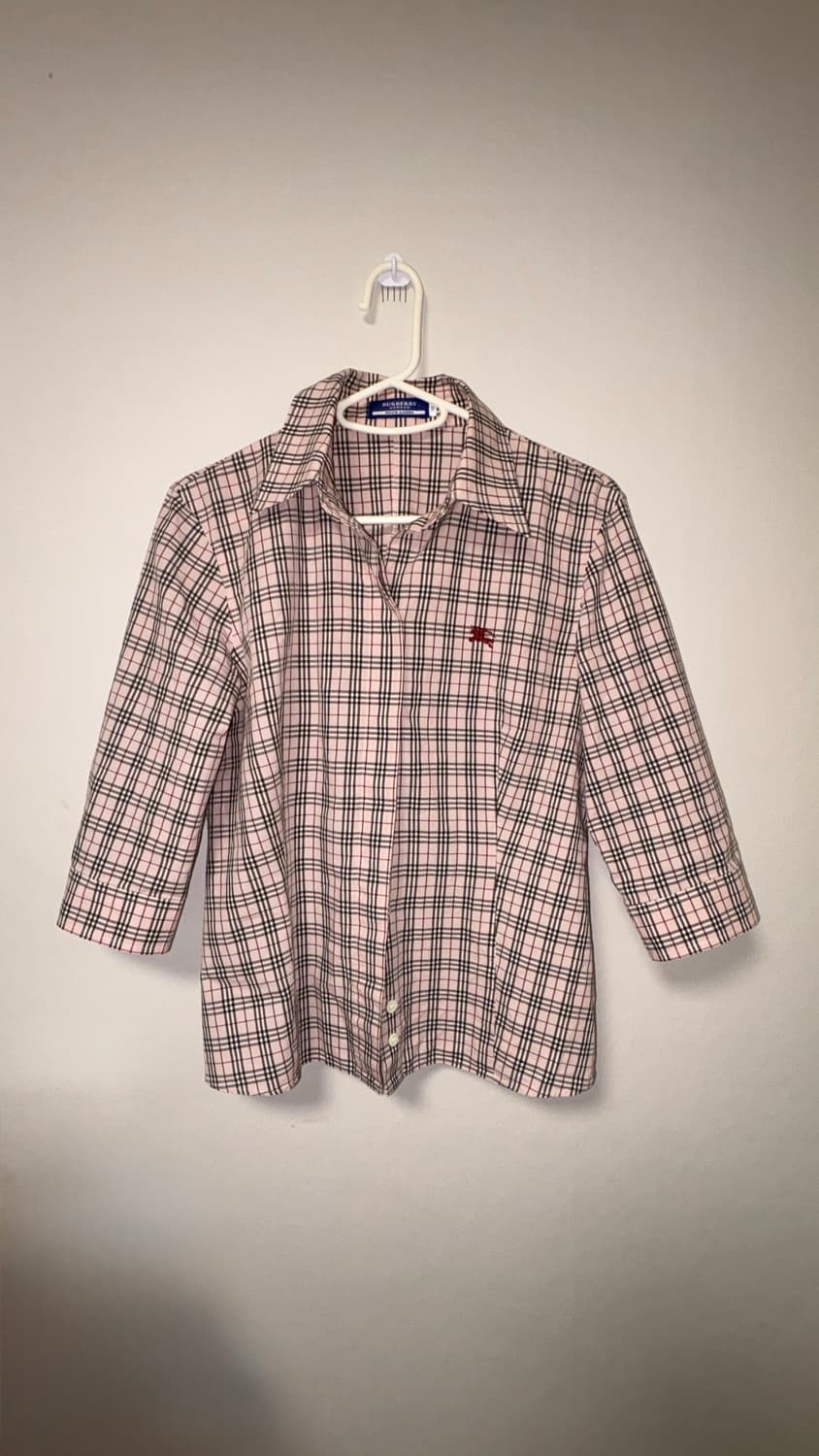 버버리 핑크 셔츠 상품이미지1